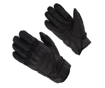 Kožené rukavice Kawasaki RS černé