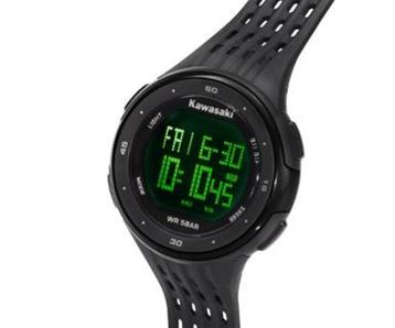 Digitální hodinky Kawasaki - černé